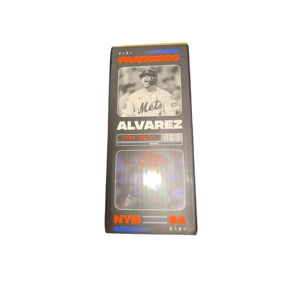 2025 New York Mets Francisco Alvarez MLB Baseball Bobblehead 8/2 Citi Field SGA - Picture 10 of 11
